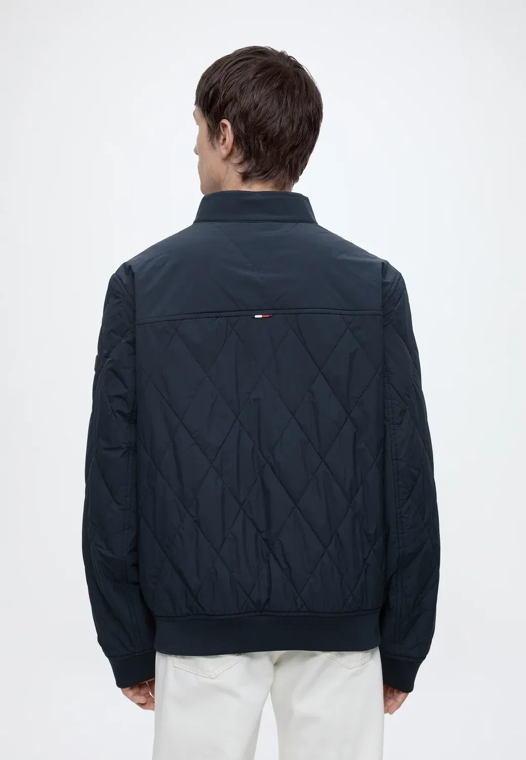 Складная стеганая куртка-харрингтон - легкая куртка Tommy Hilfiger, Navy Blue — фото 3