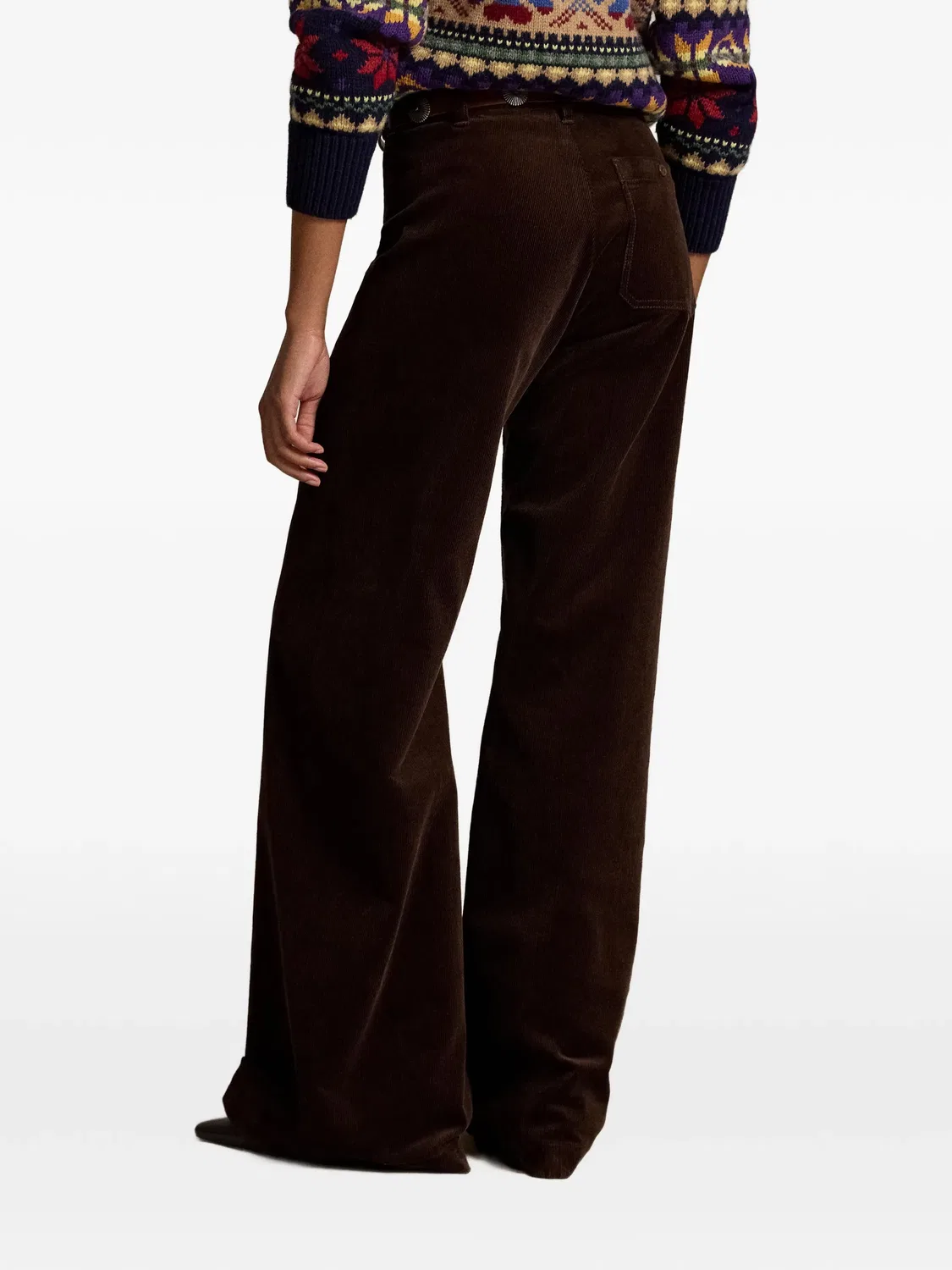 Вельветовые брюки Beaton Polo Ralph Lauren, коричневый — фото 4