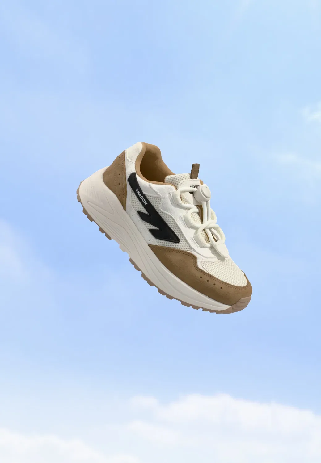 Детские кроссовки унисекс с теневым шнурком Hi-Tec Hts74, Natural/Gardenia
