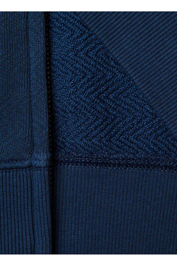 Детские свитшот для мальчиков с принтом United Colors Of Benetton, Dark Navy Blue — фото 3