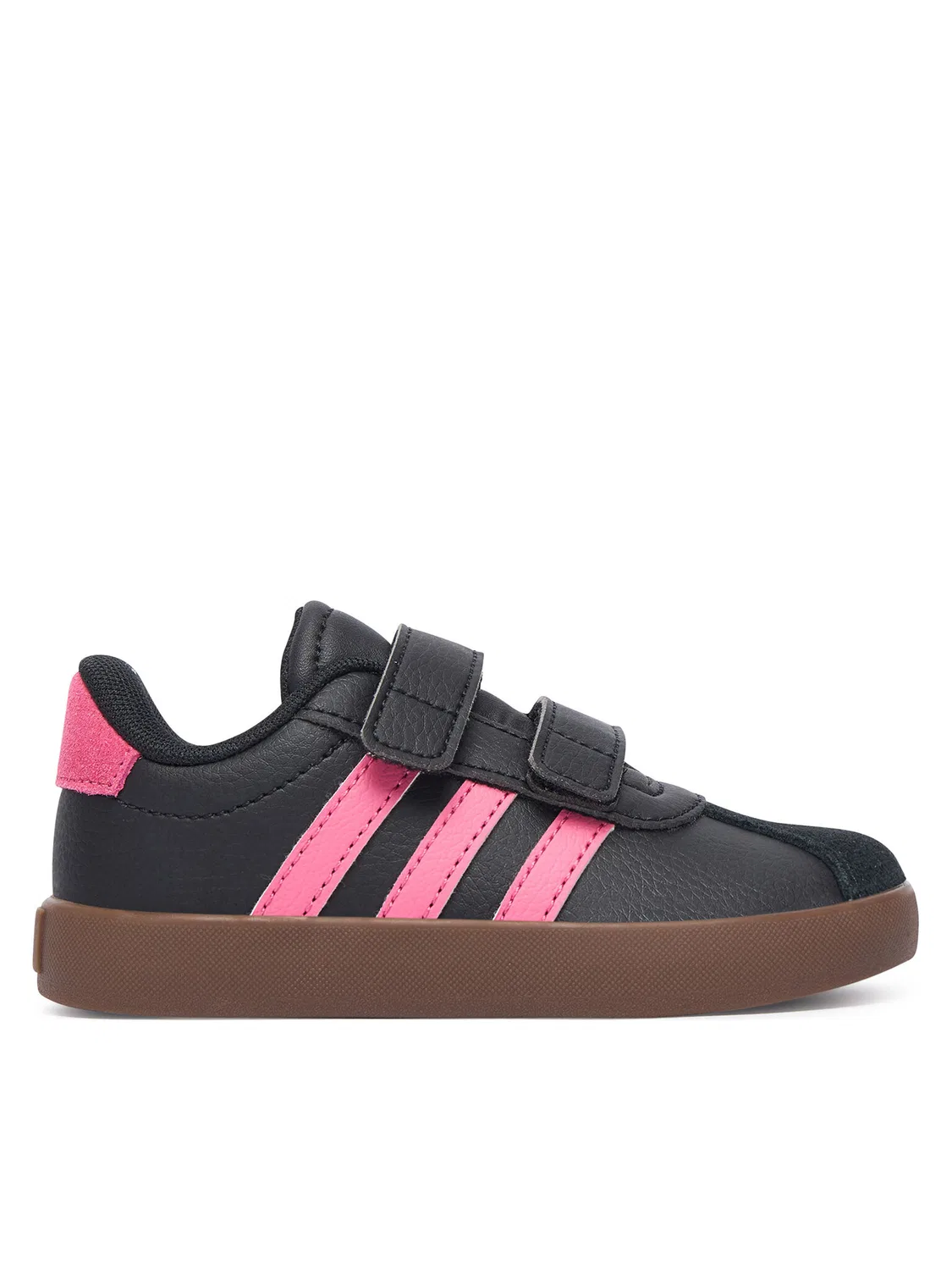 Кроссовки для девочки Vl Court Shoes Kids Adidas, черный