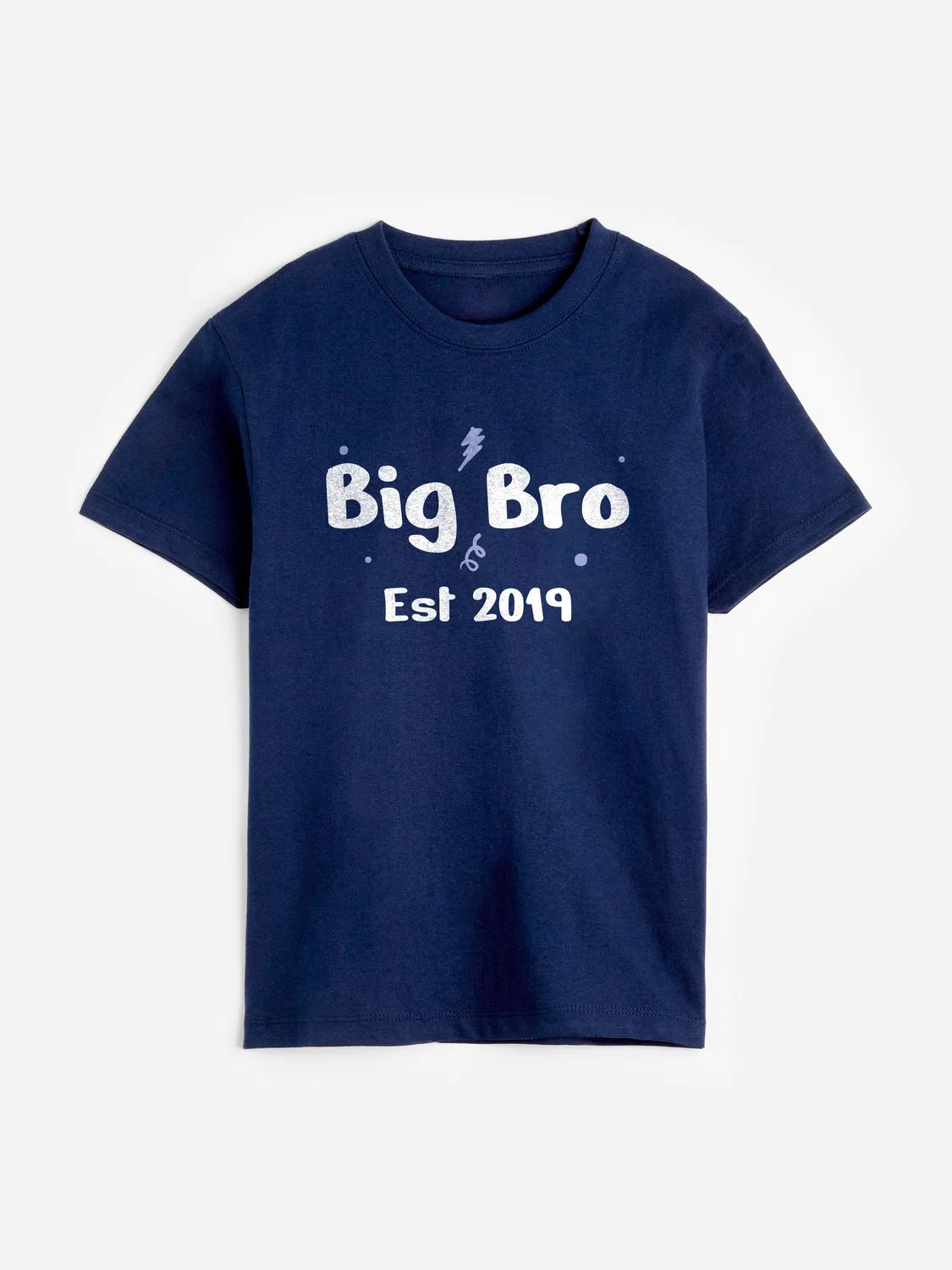 Футболка Personalised Kids Big Bro 100% Cotton Dollymix, синяя