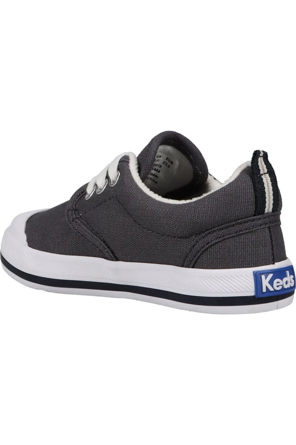 Кеды детские на шнуровке Graham Keds, темно синий — фото 2