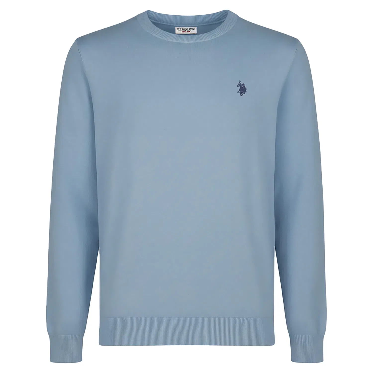 Пуловер вязаный, светло-синий U.S. Polo Assn.