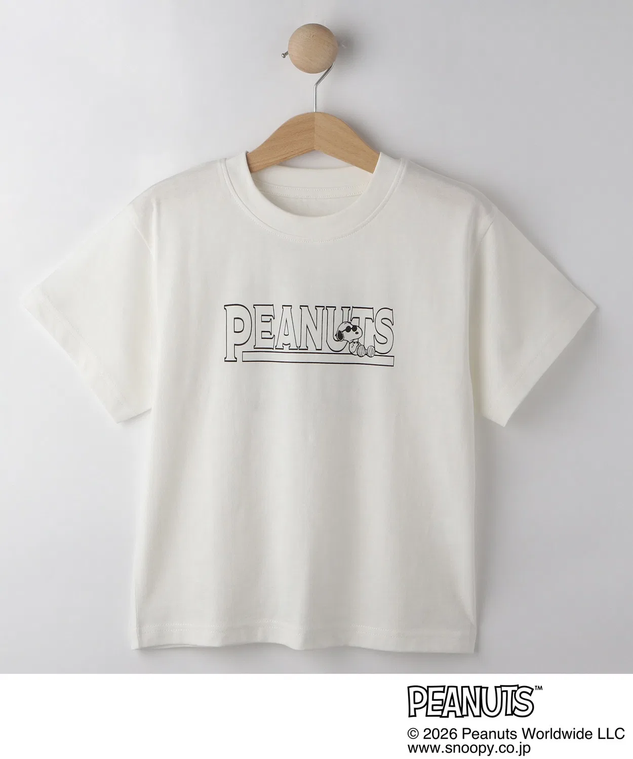 Детская футболка с принтом PEANUTS, модель Print T-Shirt PEANUTS, Белый