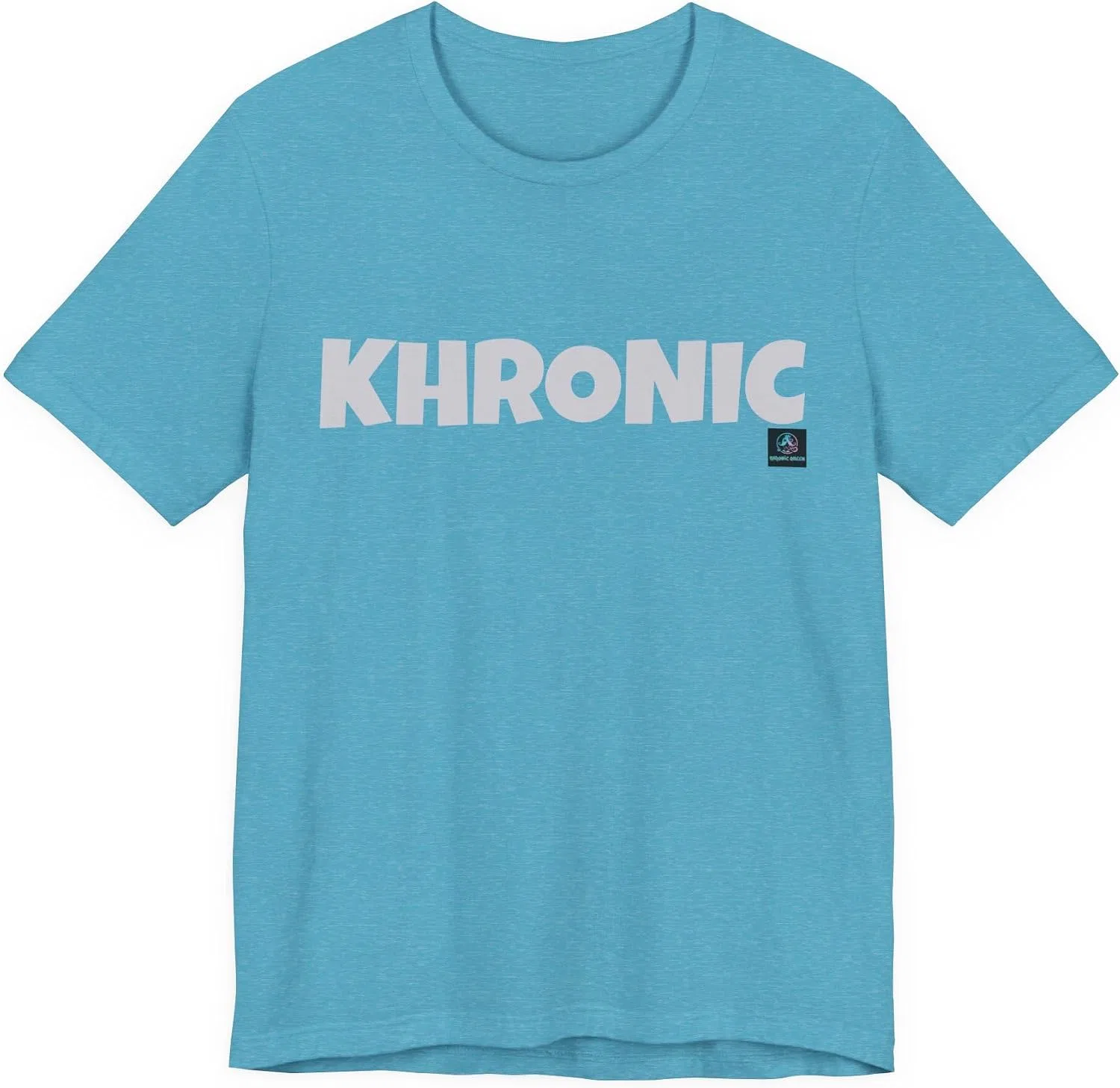 Футболка с принтом Khronic Queen Detroit, Heather Aqua