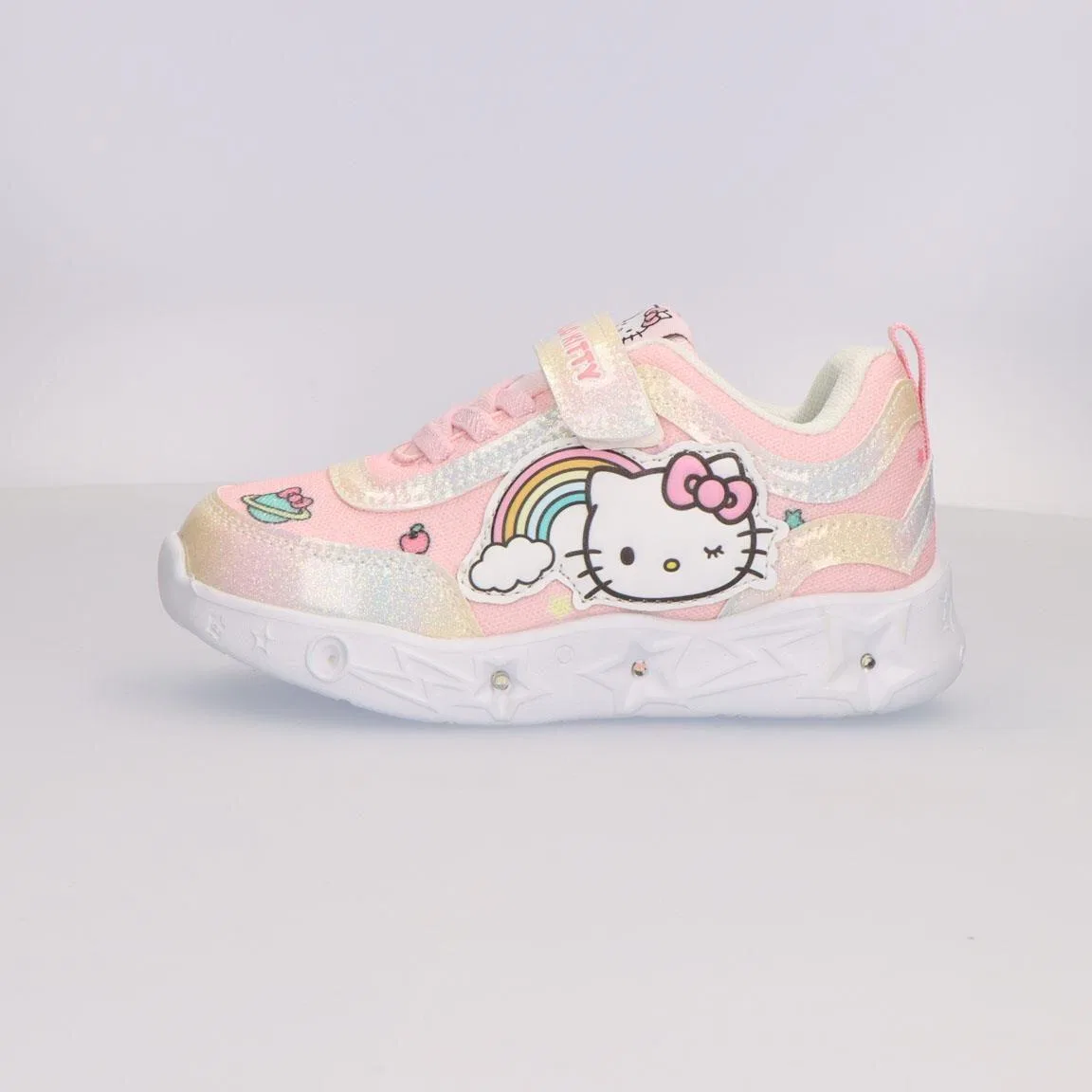 Детские кроссовки с липучкой Hello Kitty Luna, Роза — фото 4