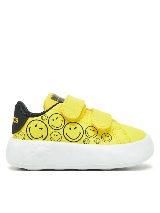 Кроссовки Smiley Advantage Adidas, желтый