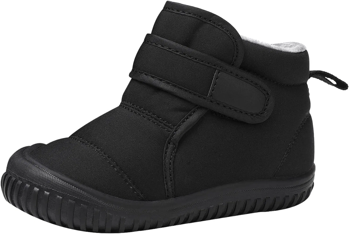 Детские зимние сапожки для девочек с флисовой подкладкой, Black
