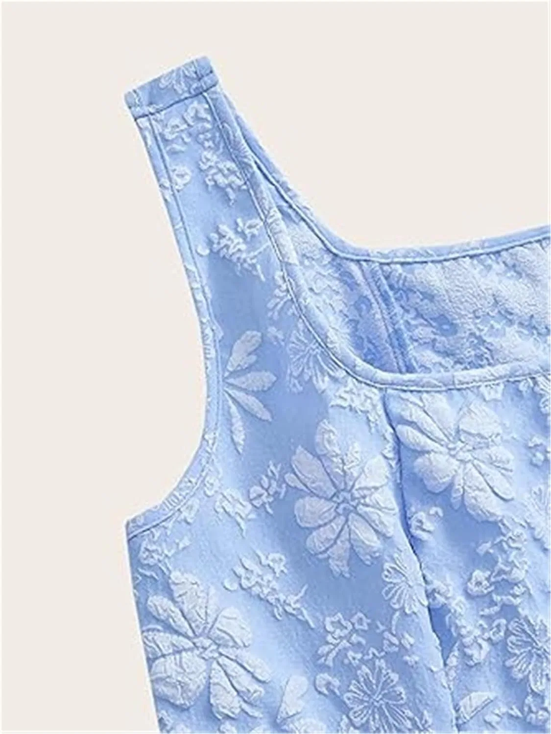 Женское коктейльное платье миди с вышивкой A-line, Blue — фото 4