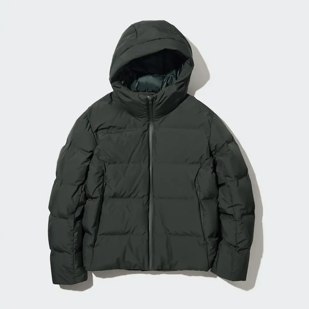 

Куртка Uniqlo пуховая с капюшоном Uniqlo, 59 темно-зеленый