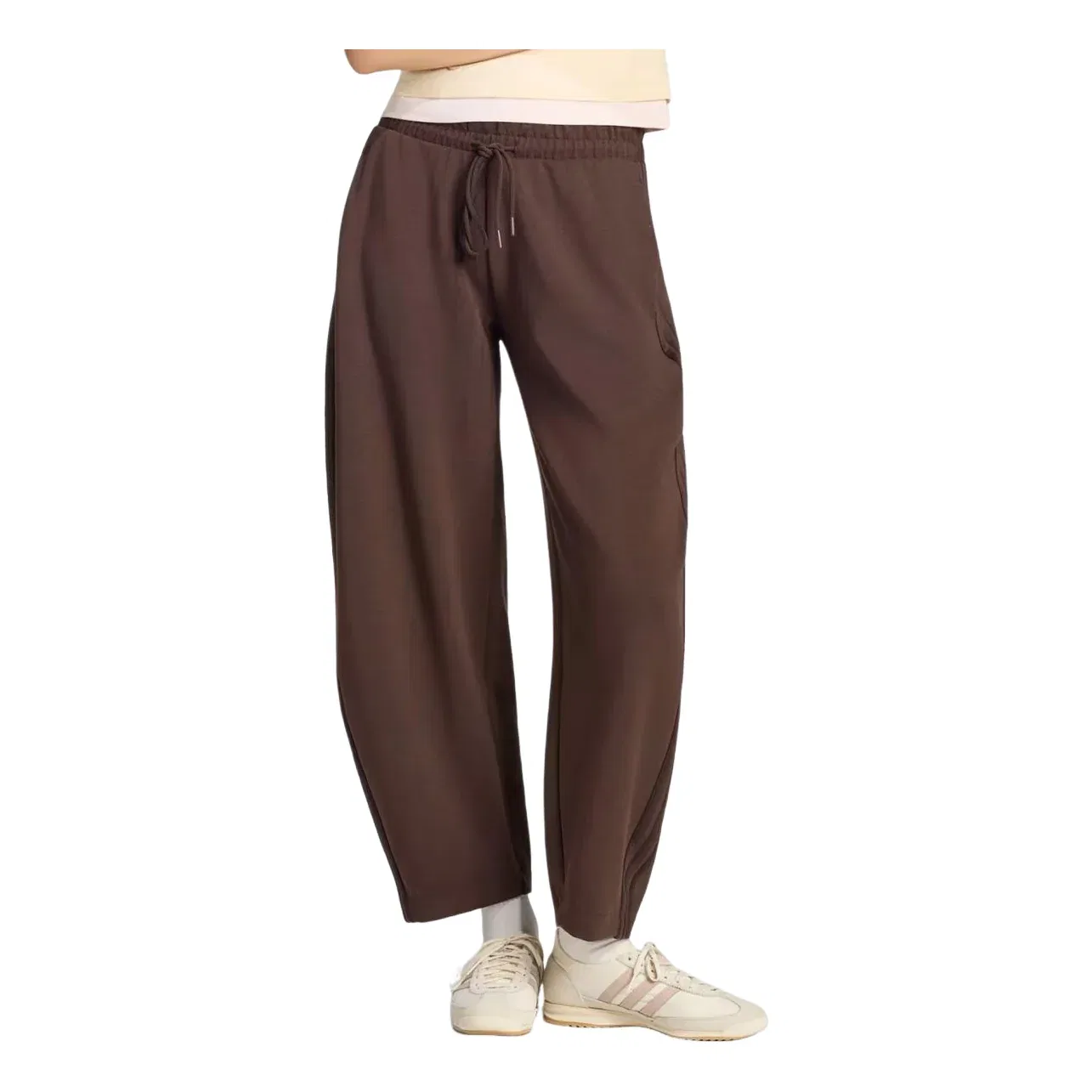 Женские брюки Barrel Leg Pants Asia Sizing 'Aurora Coffee' adidas, Aurora Coffee