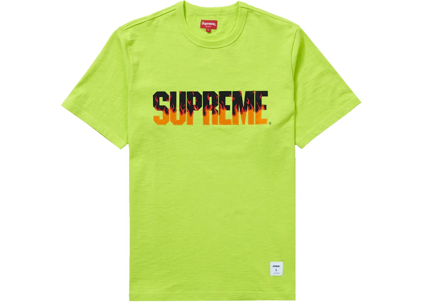 Мужская футболка Supreme S/S Top, Bright Green