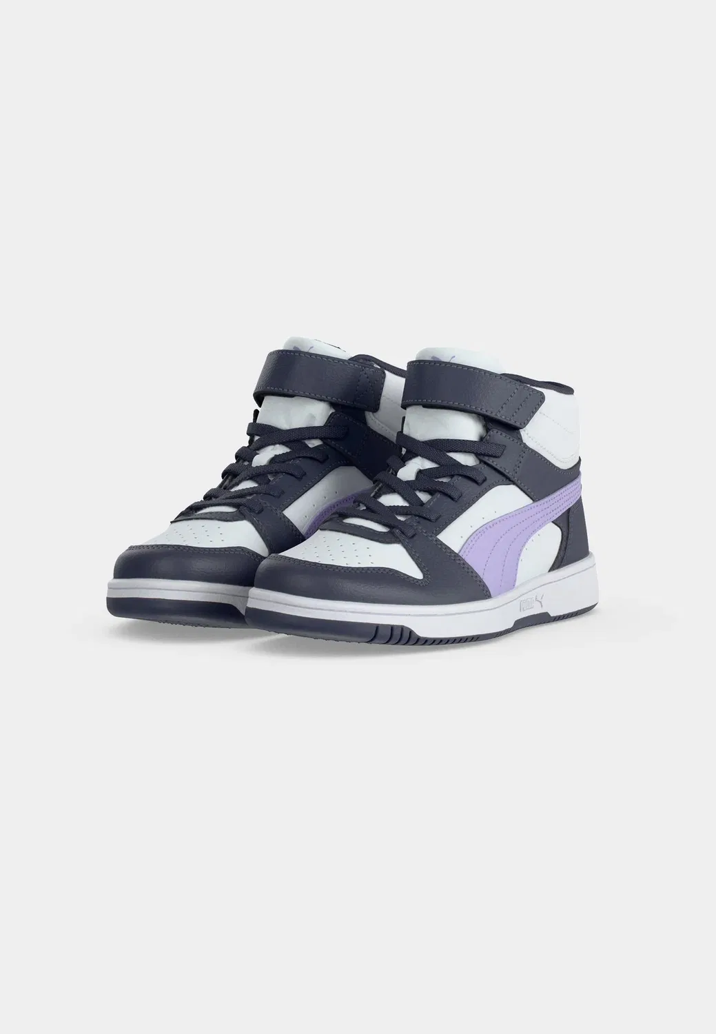 Rebound slam mid unisex - высокие кроссовки Puma, Inky Depths/Light Lavender/White — фото 3