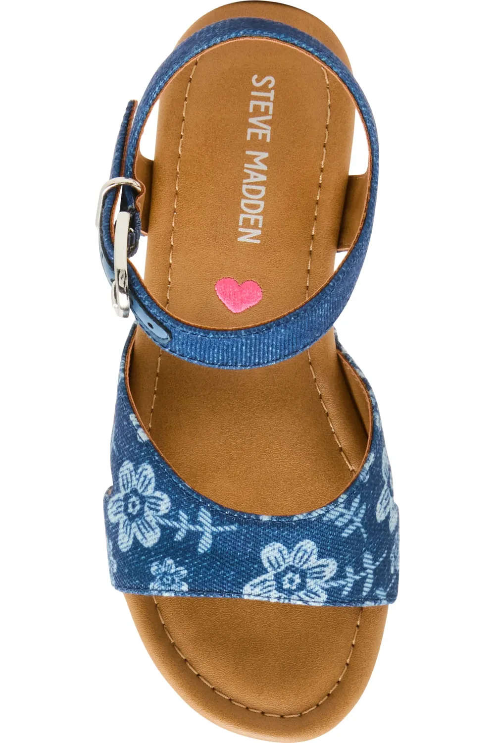 Сандалии детские платформа Mayson Steve Madden, Denim — фото 4