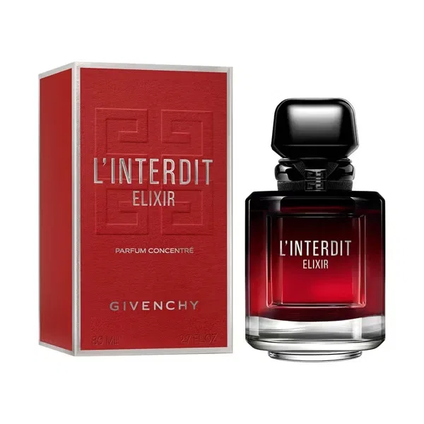 Парфюмерная вода с цветочно-древесным ароматом L'interdit Elixir Givenchy, 50 мл