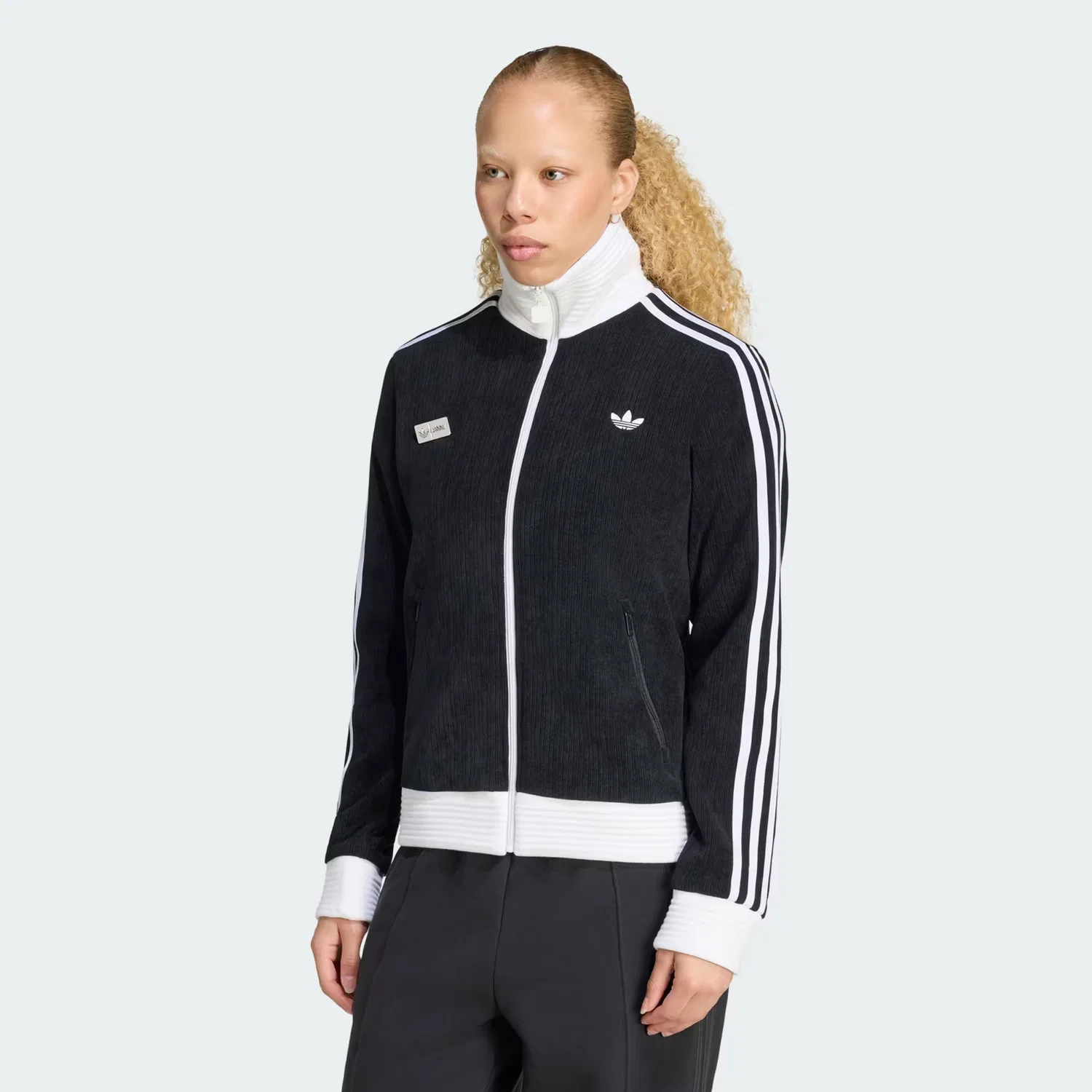Женская олимпийка прямого кроя Jennie Fan OG Track Top Adidas Originals, черный