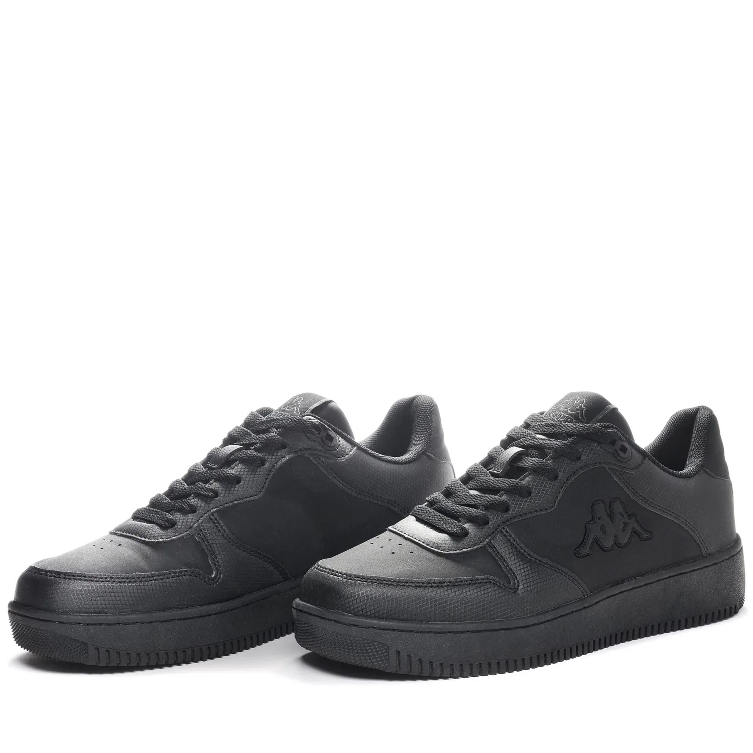 Детские кроссовки с логотипом Maserta Logo Kappa, Black