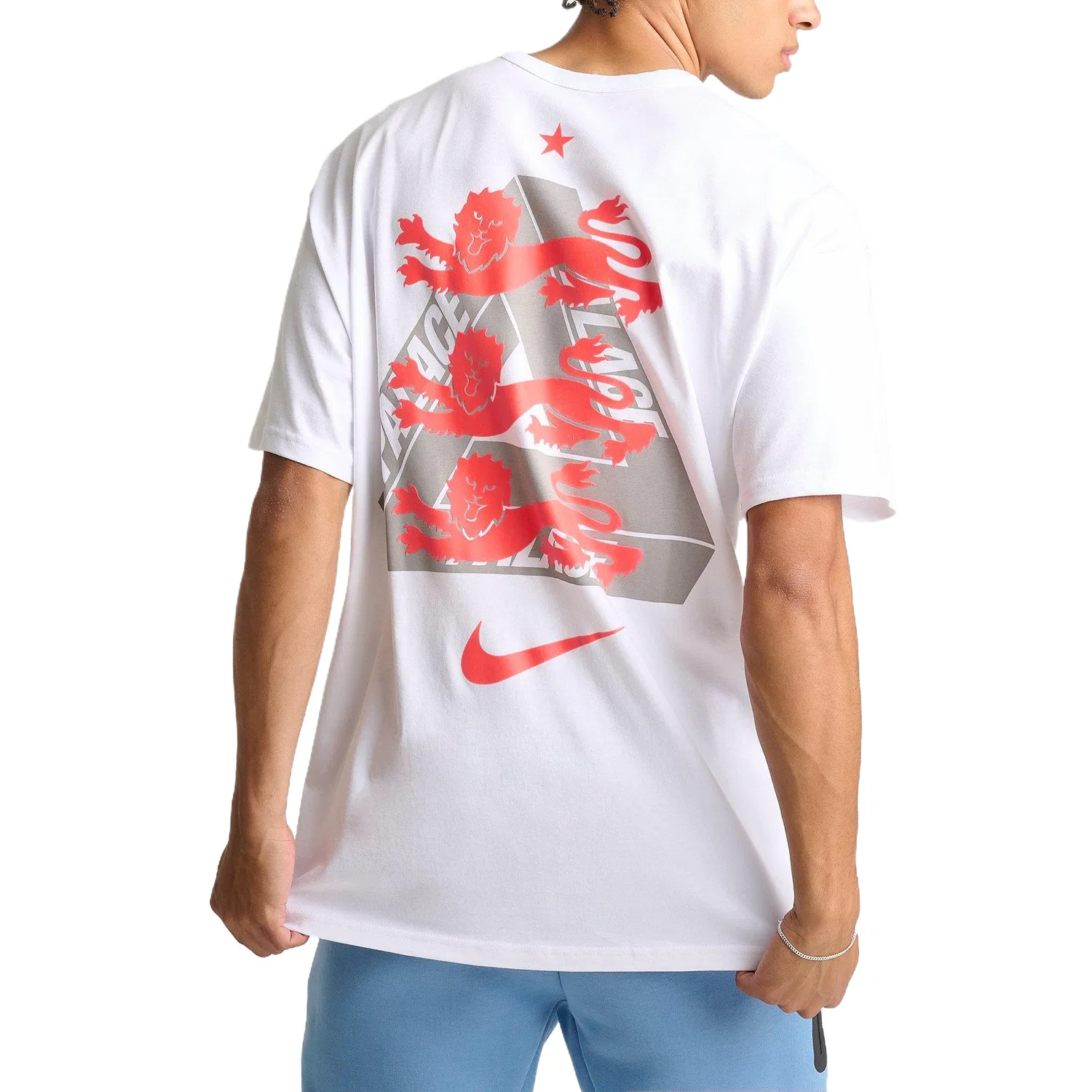 Футболка Palace X Nike, White — фото 3