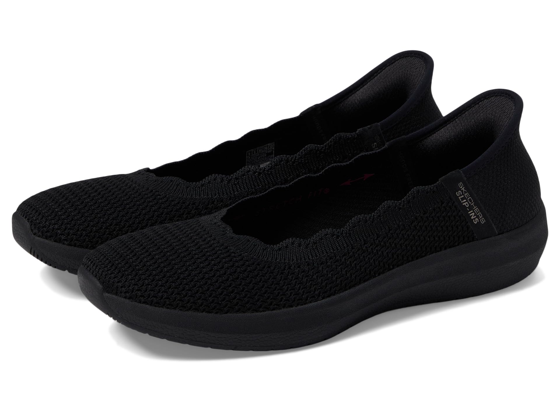 Балетки SKECHERS Cleo - Swift Hands Free Slip-Ins, черный
