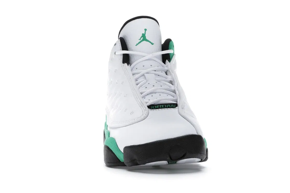 Детские кроссовки Lifestyle с принтом Jordan 13 Retro Jordan, White/White-Lucky Green-Black — фото 2