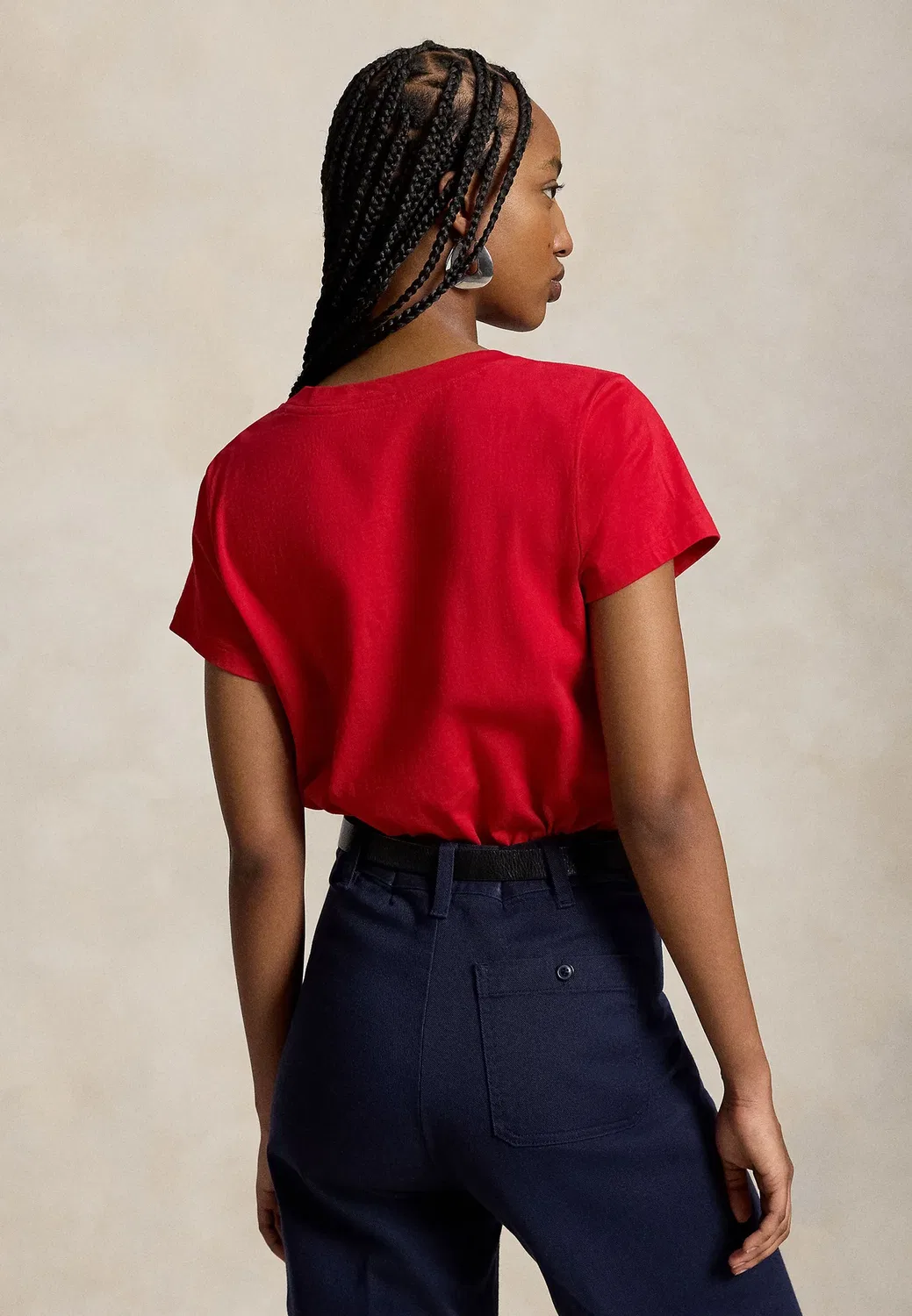 Простая футболка Polo Ralph Lauren, Very Red — фото 3