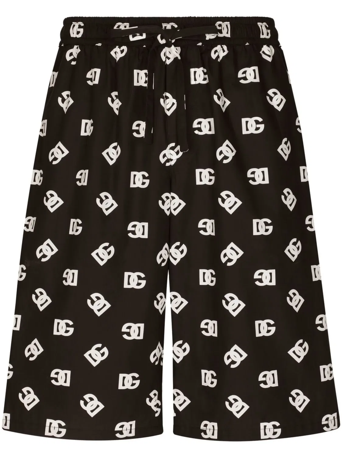 Бермуды из хлопка, черные Dolce & Gabbana, черный