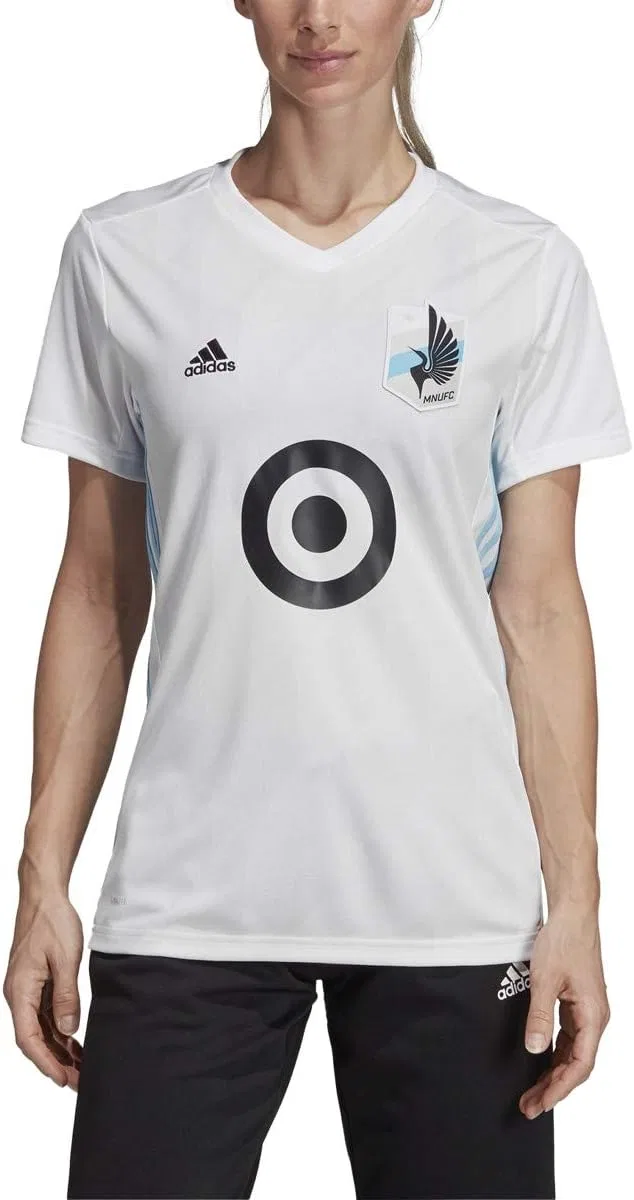 Женская футболка Minnesota United away jersey adidas, White/Zenith