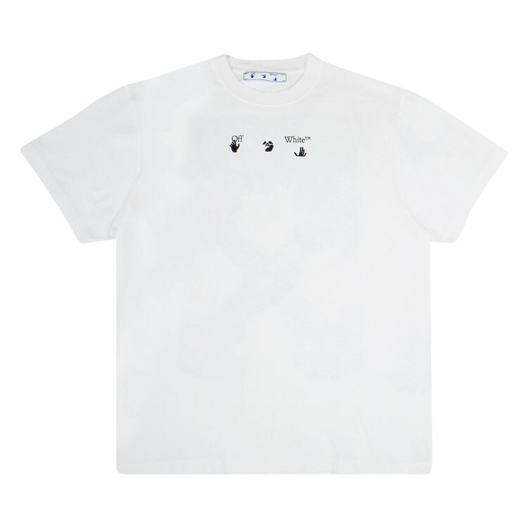 

Футболка Off-White Marker Short-Sleeve Over Tee 'White/Blue', белый