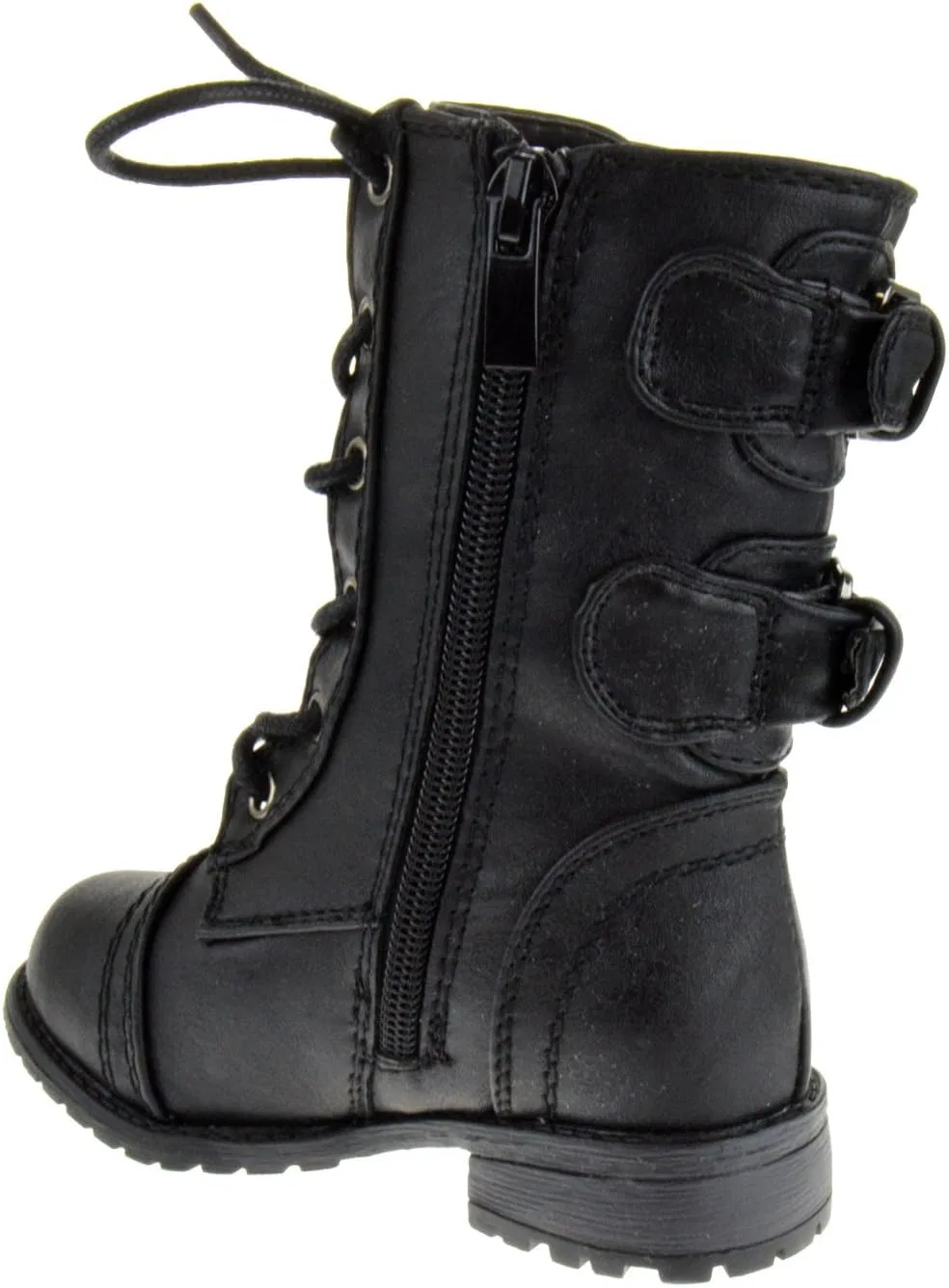 Детские ботинки для девочек с принтом MANGO-79K Forever Link, Black — фото 4