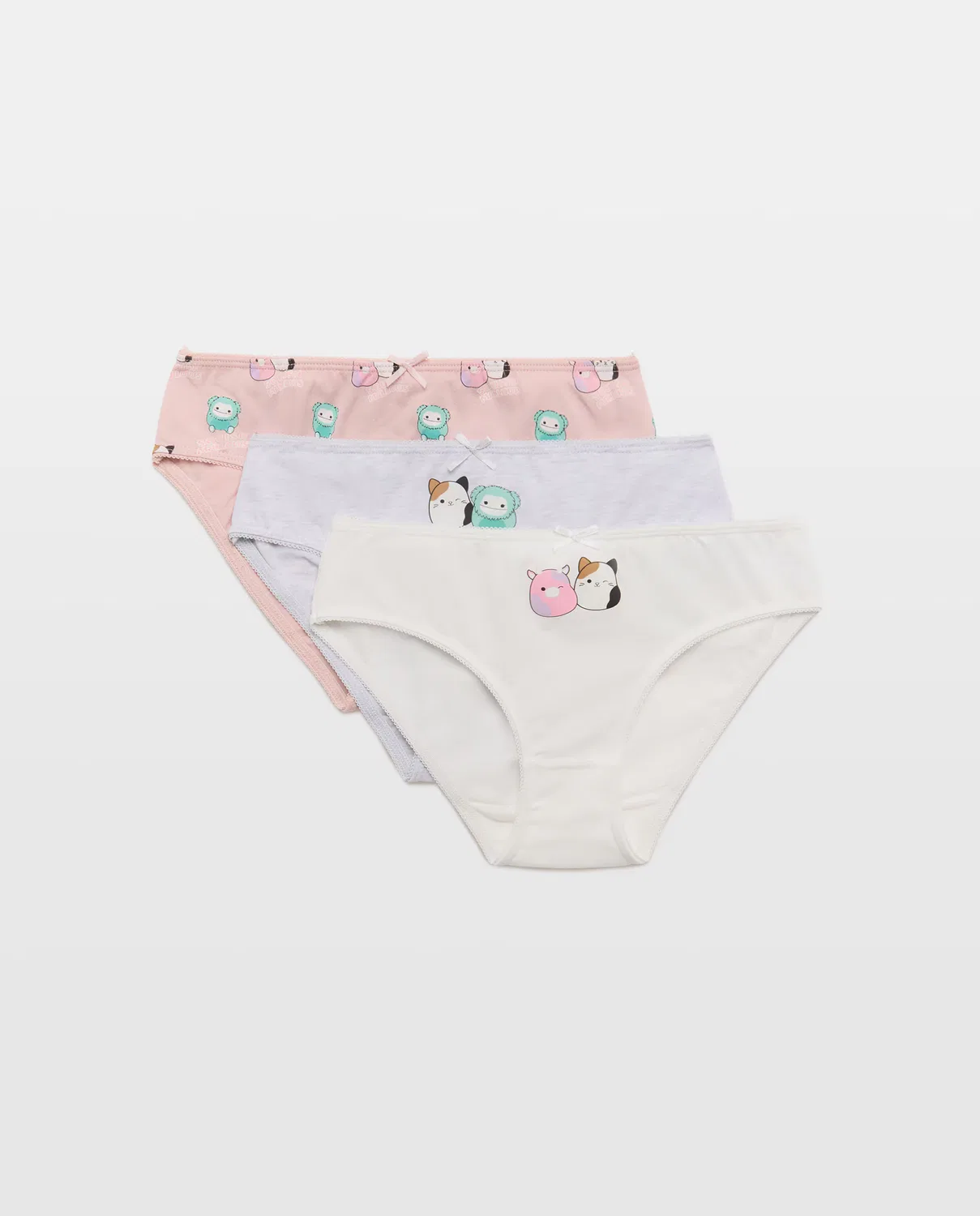 Набор, 110 см, комплект из 3 шт., Bragas Squishmallows, Cotton Juice, мультиколор