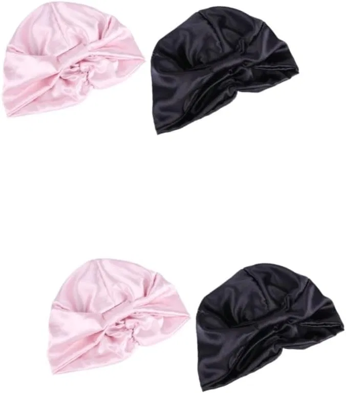 Шапочка для душа Satin, minkissy, 4 шт, 25x20 см, Разные цвета