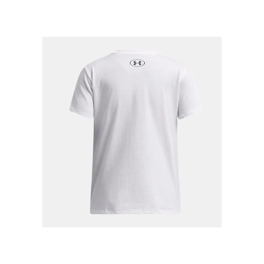 Детская футболка с длинным рукавом UA Big Logo UA Fill Under Armour, Розовый — фото 2