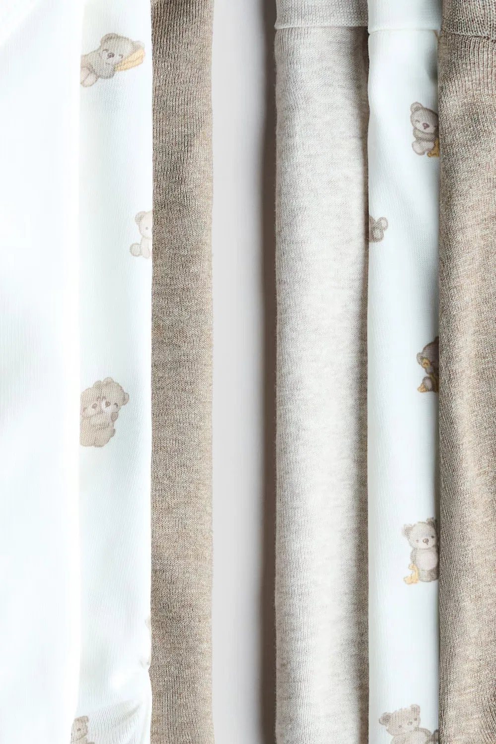 Комплект из 6 предметов, включающий боди и брюки H&M, Weiß/Teddybären — фото 2