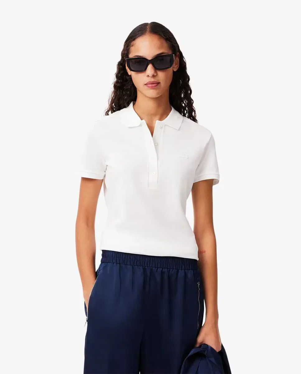 Поло Lacoste Blanco