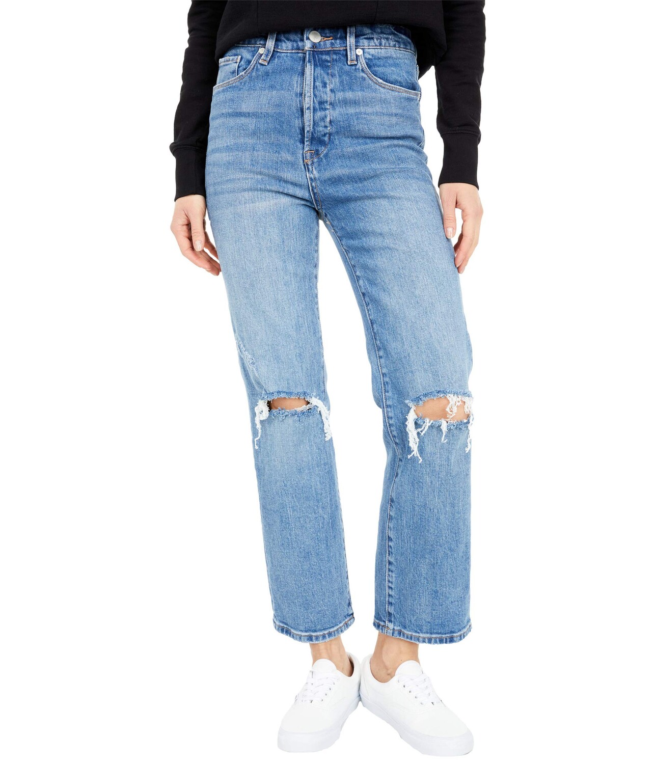 

Джинсы Blank NYC, The Baxter Rib Cage Straight Leg Jeans