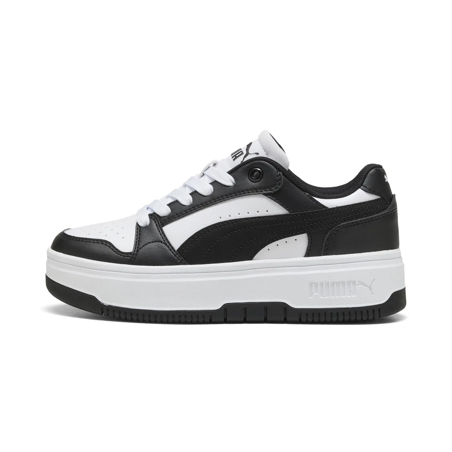 Детские кроссовки для девочек Rebound Femme Jr, PUMA Puma White Puma Black — фото 3