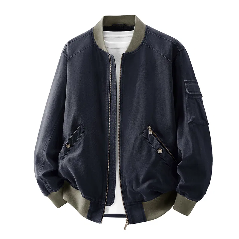 Детская куртка-бейсболка с воротником, модель Workwear, JEEP SPIRIT, Blue