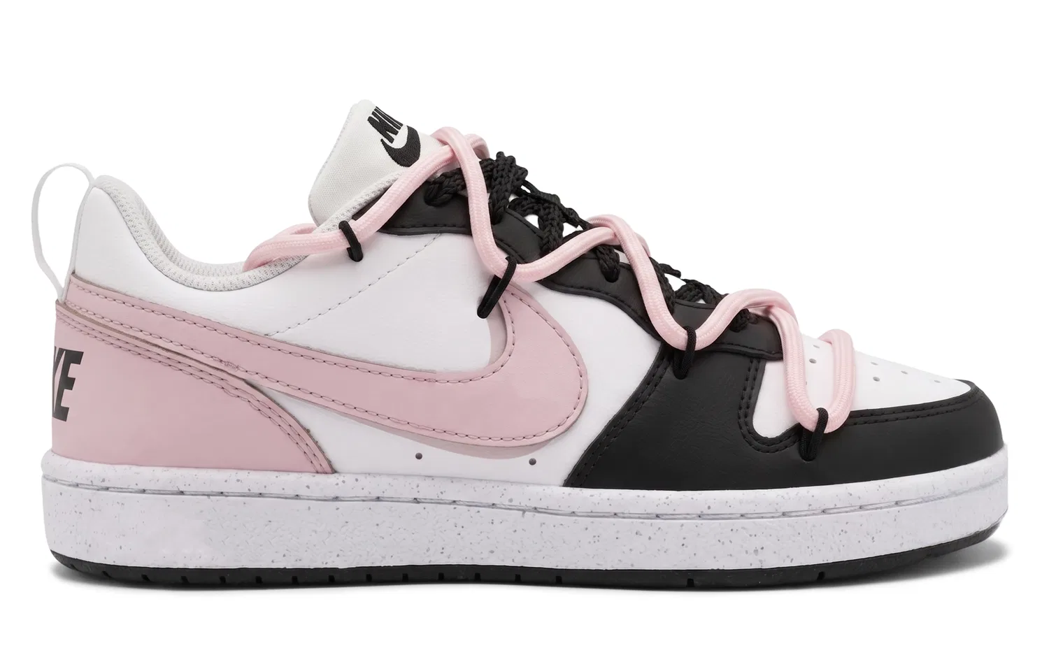 Детские кроссовки для скейтбординга с принтом Court Borough Kids Nike, Pink — фото 4