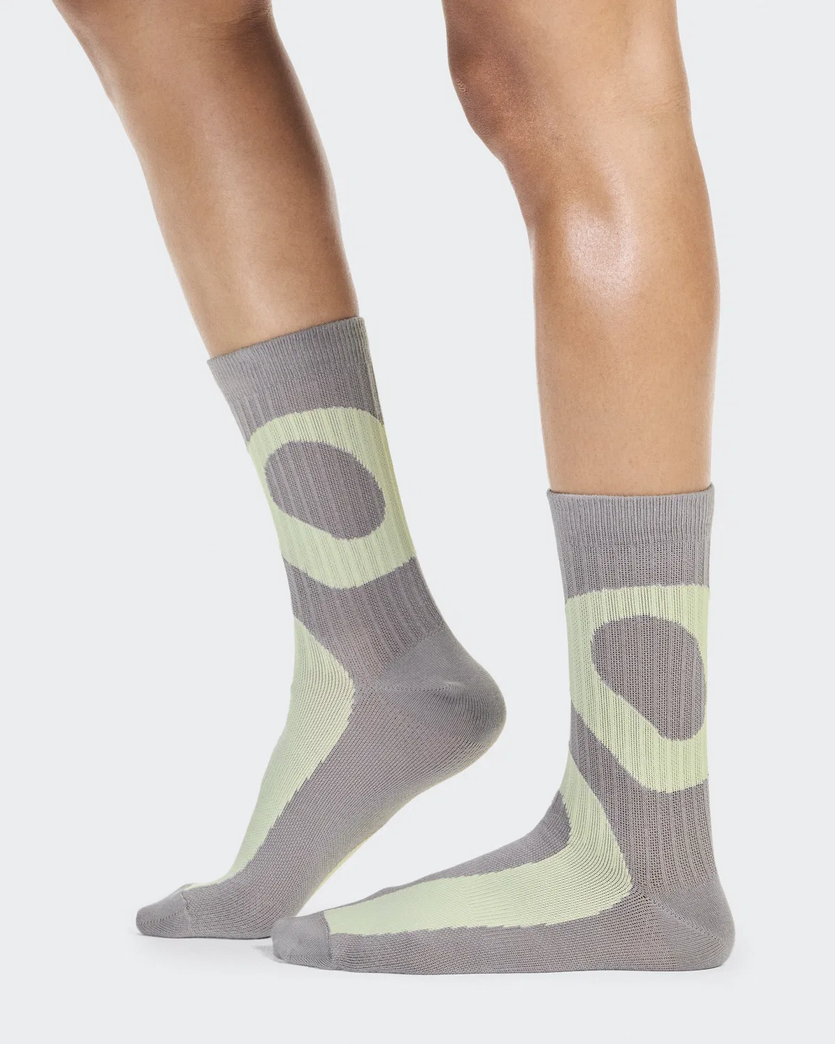 Детские носки с логотипом Liquid Logo Sock High 2P On, Zinc/Linen — фото 3