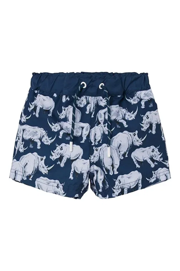 Детские шорты для мальчиков с принтом Name It, Navy Blue