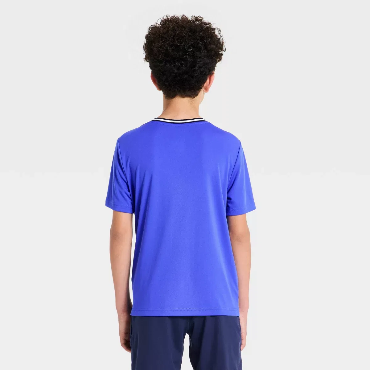 Детское футболка-поло с коротким рукавом из переработанного полиэстера KIDS PERFORMANCE, Royal Blue — фото 3
