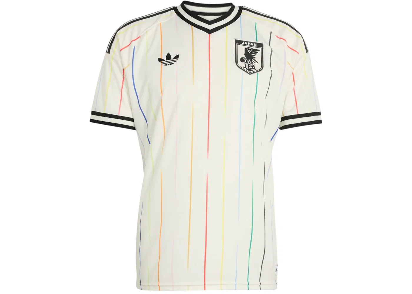 Мужская футбольная футболка с длинным рукавом Adidas, Off White/Black