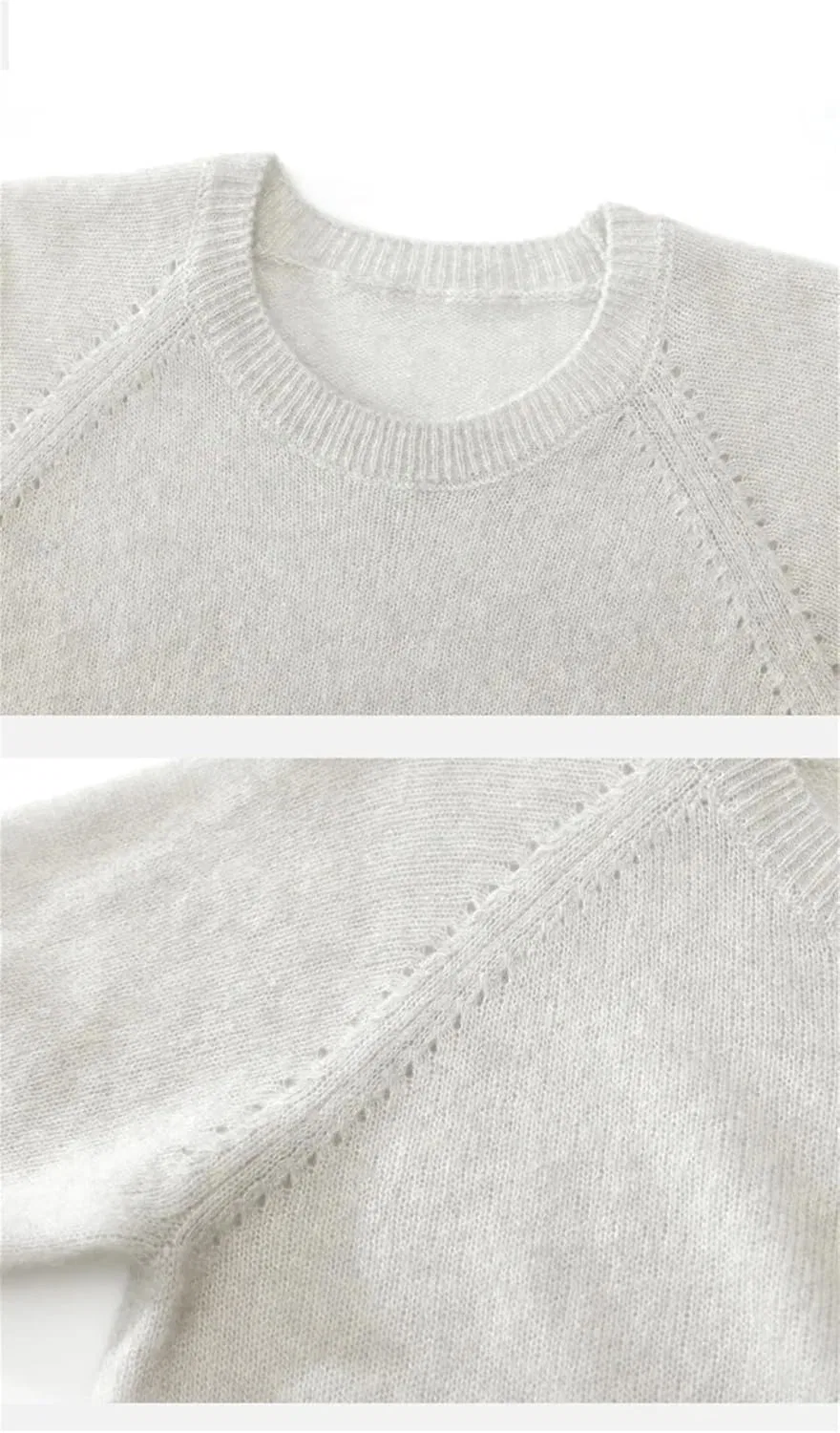 Женская футболка с фонариком рукавом свободного кроя, White — фото 2