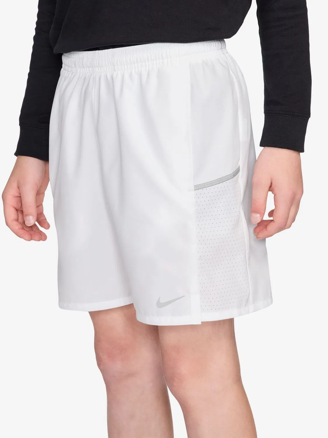Шорты тренировочные Miler Dri-FIT Nike, белый — фото 3