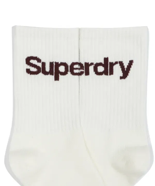 Носки базовые с логотипом, Superdry, айвори — фото 3