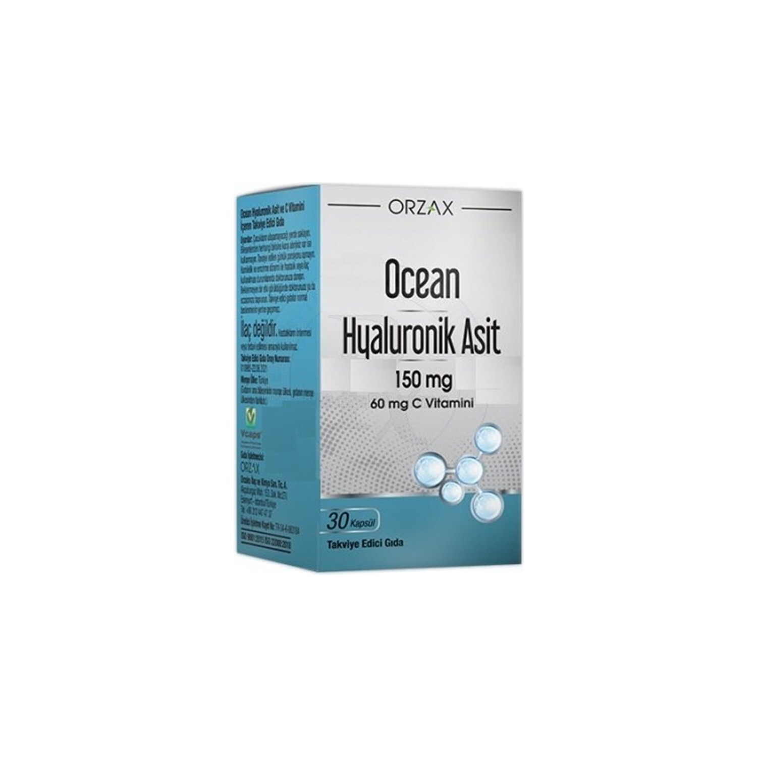 

Гиалуроновая кислота Ocean, 30 капсул