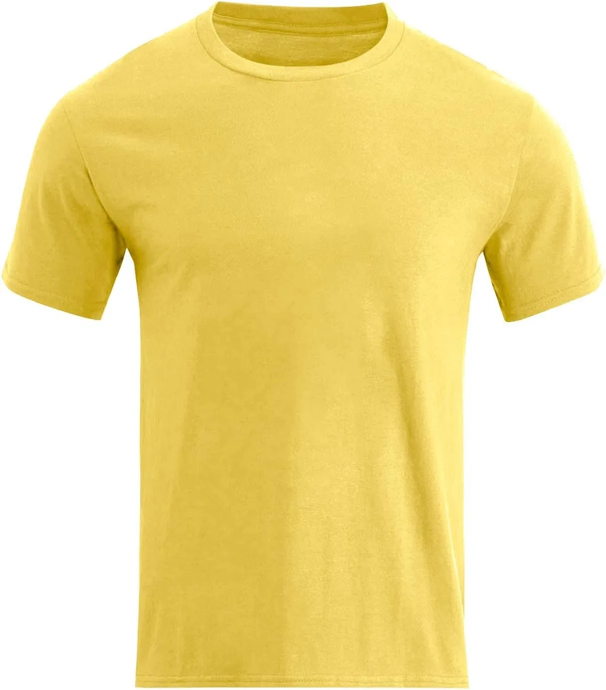 Мужская футболка с круглым вырезом, Lightweight, Yellow — фото 4