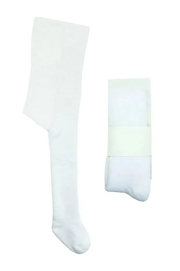 Детские колготки для новорожденных теплые The Socks House, White