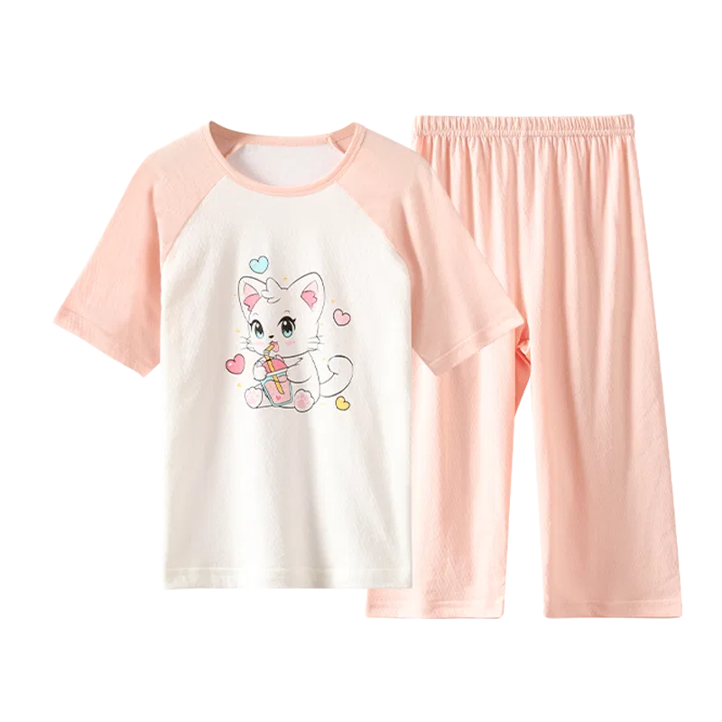 Red bean Детский комплект для отдыха Hodo Loungewear, Light Pink